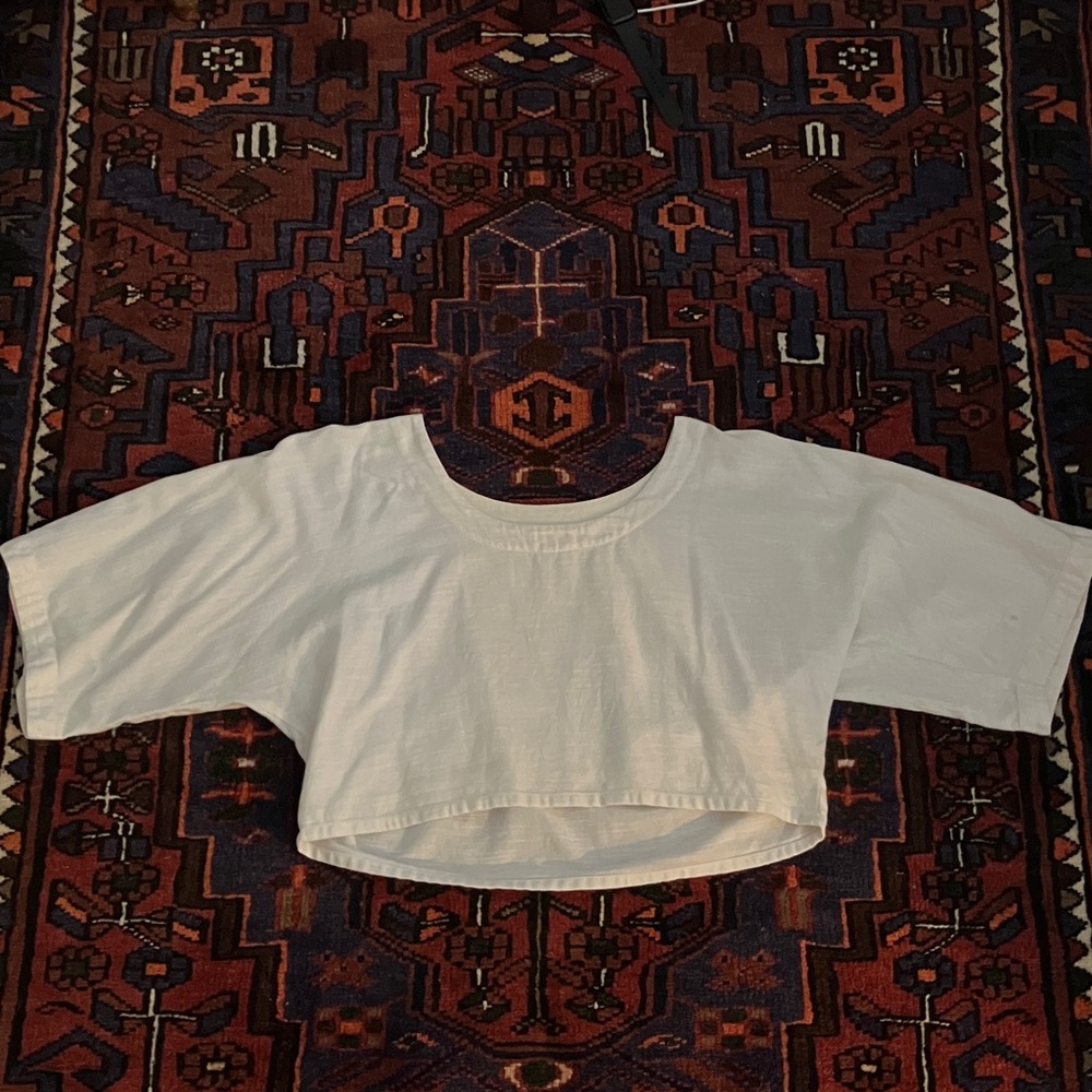Tribe Alive White Crop Top